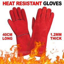 Holzscheitholzhandschuhe feuer gebraucht kaufen  Versand nach Germany