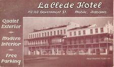 MOBILE, AL ~ LACLEDE HOTEL & STORES ~ CARTÃO POSTAL PUBLICITÁRIO por volta da década de 1940 comprar usado  Enviando para Brazil