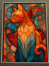 Abstract orange cat for sale  House Springs