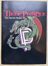 Programa Deep Purple "The Battle Rages On" Tour 1993 USADO comprar usado  Enviando para Brazil
