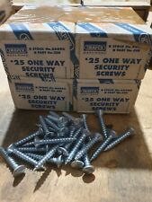 100x security screws for sale  MARGATE