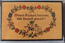 Brandmalerei holz deko gebraucht kaufen  Gevelsberg