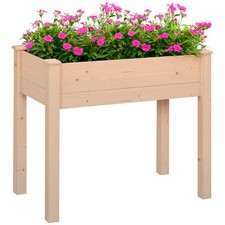 Outsunny wooden planter for sale  GREENFORD