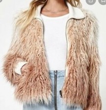 Usado, Jaqueta ombre rosa pele sintética VOLCOM Stone Row Furrankie Shag tamanho XS comprar usado  Enviando para Brazil