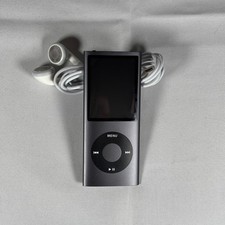 Apple iPod Nano 4ª geração 8GB cinza escuro para peças. Funciona Precisa de bateria nova comprar usado  Enviando para Brazil