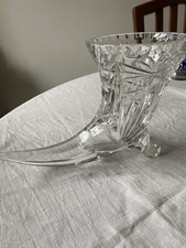 Cut glass cornucopia for sale  WANTAGE