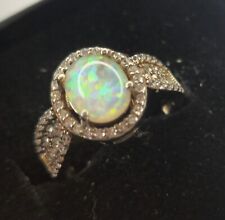 Sterling silver opal for sale  YEOVIL