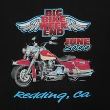 Camiseta Masculina Vintage BIG BIKE WEEK 2000 Redding California Tamanho Grande /894, usado comprar usado  Enviando para Brazil