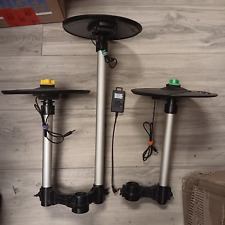 Rock Band 2 conjunto de bateria pratos triplos expansão universal, suportes de postes conjunto de 3 comprar usado  Enviando para Brazil