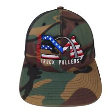 Chapéu caminhoneiro Eastern Missouri Truck Pullers Snapback camuflado tamanho único Yupoong comprar usado  Enviando para Brazil