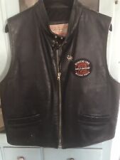 Gilet pelle harley usato  Milano