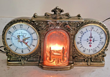 Relógio e termômetro vintage para lareira MasterCrafters, modelo 371, funcionando comprar usado Relógio e termômetro vintage para lareira MasterCrafters, modelo 371, funcionando comprar usado  Enviando para Brazil