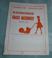 Vintage ransomes lawn for sale  ILMINSTER