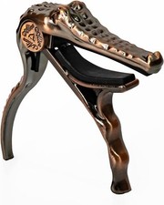 Capo de guitarra roxo bronze formato de crocodilo durável leve fácil de usar comprar usado  Enviando para Brazil