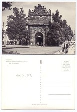 104259 - Szczecin - Barokowa Brama Portowa - Prawdziwe zdjęcie - stara pocztówka na sprzedaż  Wysyłka do Poland