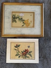 Vintage chinese watercolour for sale  WELLINGBOROUGH