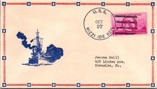 GOLDPATH: US NAVAL COVER USS RIZZI,DE 537 CV803_P28 comprar usado  Enviando para Brazil