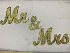 Gold glittered wooden for sale  Liberty