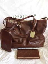Sac longchamp cuir d'occasion  Juan-les-Pins