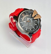 Diesel YF-158 WATCH 10 Bar Only The Brave Vermelho Preto Nova Bateria comprar usado  Enviando para Brazil