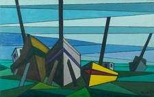 Beautiful modern painting d'occasion  Expédié en Belgium