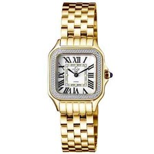 Relógio feminino GV2 by Gevril 12112B Milan quartzo suíço aço IPYG diamante, usado comprar usado  Enviando para Brazil