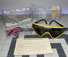 Genuíno Oakley Factory Pilot Eyeshades System amarelo vintage década de 1980 com acessórios comprar usado  Enviando para Brazil