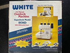 White overlock machine for sale  Palmyra