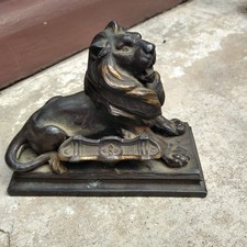 Encrier régule lion d'occasion  Sartrouville