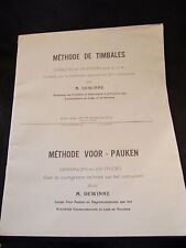 Partition méthode timbales d'occasion  Metz-