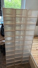 Transparente stapelbare schuhb gebraucht kaufen  Hürth