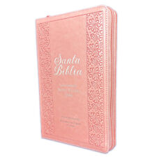 Biblia para Mujer con Cierre Letra Grande 12 puntos RV1960 imit. rosado e indice comprar usado  Enviando para Brazil