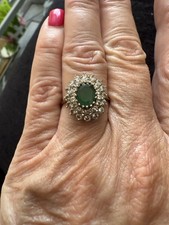 1980s emerald diamond for sale  LONDON