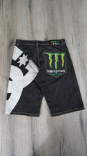 Monster energy x DC shoes baggy jorts type Y2K affliction southpole jnco baggy, używany na sprzedaż  PL