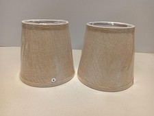 Leinen lampenschirm moderner gebraucht kaufen  Herten