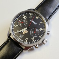 Junkers Flieger Chronograph European Edition Ręcznie naciągana szklana podłoga 38mm 50 metrów na sprzedaż  Wysyłka do Poland