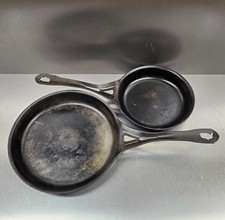 Frigideiras Solidteknics íons americanos (conjunto de 2) - 10” 8” ferro forjado condutor AUS comprar usado  Enviando para Brazil
