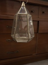 Vintage brass glass for sale  Webster