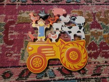 Conjunto de brinquedo infantil Melissa and Doug empilhável madeira animais de fazenda trator país comprar usado Conjunto de brinquedo infantil Melissa and Doug empilhável madeira animais de fazenda trator país comprar usado  Enviando para Brazil