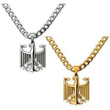 Edelstahl halskette bundesadle gebraucht kaufen  Dresden