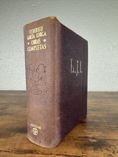 FEDERICO GARCIA LORCA: OBRAS COMPLETAS - ED. AGUIAR -1955- LEATHER, 2ND EDITION, usado comprar usado  Enviando para Brazil