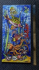 Pannello ceramica 60x30 usato  Vietri sul Mare