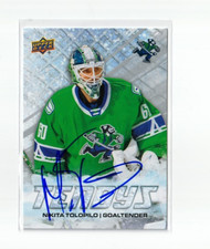 NIKITA TOLEPILO autografado ASSINADO '24/25 Upper Deck AHL" Tendys" cartão comprar usado NIKITA TOLEPILO autografado ASSINADO '24/25 Upper Deck AHL" Tendys" cartão comprar usado  Enviando para Brazil