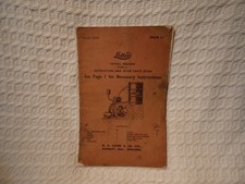 Vintage lister type for sale  SOUTHAMPTON