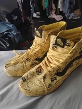 Vans 2017 Yellow High-Top Peanut Snoopy Vans, usado comprar usado Vans 2017 Yellow High-Top Peanut Snoopy Vans, usado comprar usado  Enviando para Brazil