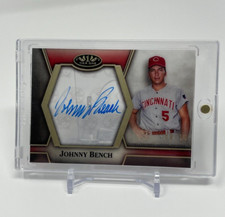 JOHNNY BENCH 2021 Topps Tier One Clear One Auto /10 SSP Cincinnati Reds comprar usado  Enviando para Brazil
