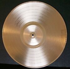 Folheado A Ouro Em Branco Lp disco de alta qualidade para personalizar Personalizado De Vinil Prêmio Troféu, usado comprar usado  Enviando para Brazil