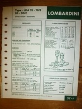 Lda fiche technique d'occasion  France