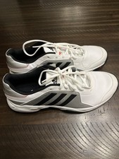 Adidas Barricade Court Adiprene Masculino + Listras Pretas Prata Branca Tamanho 13 Novo, usado comprar usado  Enviando para Brazil
