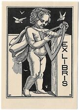 STANISLAV KULHANEK: Universal-Exlibris, Putte, Leier, używany na sprzedaż  Wysyłka do Poland